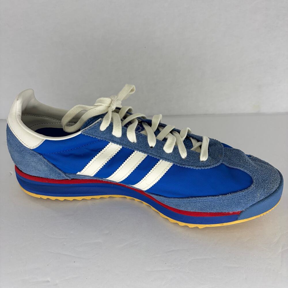 Adidas SL 72 RS Blue Scarlet White Red Gum Originals Retro Sz 12 - Picture 6 of 15